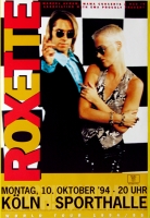 ROXETTE - 1994 - Plakat - Live In Concert - World Tour - Poster - Kln