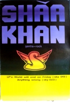 SHAA KHAN - 1979 - Tourplakat - Concert - Tourposter - plus Autogramme
