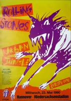 ROLLING STONES - 1990-05-23 - Plakat - Urban Jungle - Poster - Hannover (H)