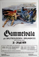 GAMMELVALA FESTIVAL - 1979 - Konzertplakat - Poster - Brunskog