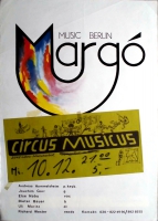 MARGO - 1981 - Konzertplakat - Else Nabu - Tourposter - Lohne