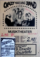 CRAZY MARCHING BAND - 1981 - Live In Concert - Poster - Gehlenberg