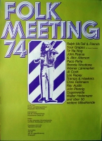 FOLK MEETING - 1974 - Ralph Mc Tell - Ougenweide - Poster - Braunschweig