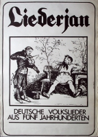 LIEDERJAN - 1976 - Tourplakat - Volkslieder aus 5 Jahrunderten - Tourposter