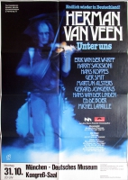 VAN VEEN, HERMAN - 1977 - Konzertplakat - Unter uns - Tourposter - Mnchen