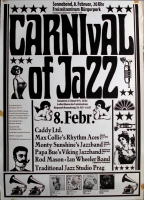 CARNIVAL OF JAZZ - 1975 - Plakat - Jazz - Papa Bue - Poster - Braunschweig