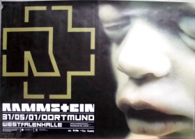 RAMMSTEIN - 2001 - Konzertplakat - Mutter - Embryo - Tourposter - Dortmund