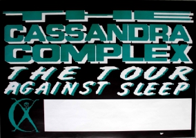 CASSANDRA COMPLEX - 1991 - Tourplakat - Concert - Against Sleep - Tourposter