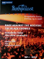 ROCKPALAST - 1996 - Rage Against the Machine - Eels - L7 - Poster - Dsseldorf