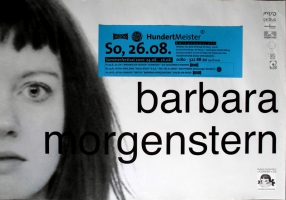 MORGENSTERN, BARBARA - 2001 - Konzertplakat - Gudrun Gut - Tourposter - Duisburg