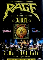 RAGE - 1998 - Plakat - In Concert - Rockpalast - Poster - Kln