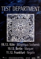 TEST DEPARTMENT - 1994 - Tourplakat - Test Dept - Concert - Legacy - Tourposter