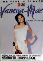 MAE, VANESSA - 1996 - Plakat - In Concert - Red Hot Tour - Poster - Hannover