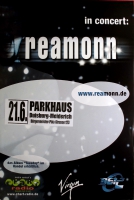 REAMONN - 2000 - Plakat - Live In Concert - Tuesday Tour - Poster - Duisburg - B