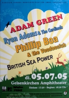 FESTIVAL - 2005 - Phillip Boa - Ryan Adams - Adam Green - Poster - Gelsenkirchen