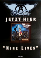 AEROSMITH - 1997 - Promoplakat - Nine Lives - Poster
