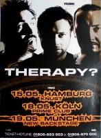 THERAPY - 2005 - Tourplakat - Concert - Never Apologises - Tourposter