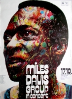 DAVIS, MILES - 1971 - Plakat - Gnther Kieser - Poster - Mnchen