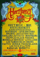 BURG HERZBERG - 2013 - Concert - Govt Mule - Steve Hackettt - Levellers - Poster