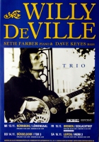 DE VILLE, WILLY - 2002 - Plakat - In Concert - Trio Tour - Poster