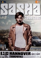 SASHA - 2018 - Konzertplakat - In Concert - Tourposter - Hannover