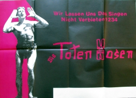 TOTEN HOSEN - 1984 - Tourplakat - Wir lassen uns das Singen - Tourposter