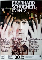 SCHOENER, EBERHARD - 1980 - Konzertplakat - Kieser - Tourposter - Essen