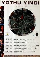 YOTHU YINDI - 1999 - Plakat - In Concert - One Blood Tour - Poster