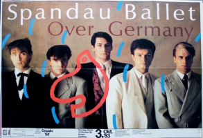 SPANDAU BALLET - 1983 - In Concert - Over Germany Tour - Poster - Essen
