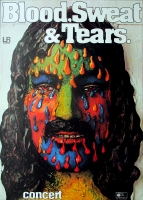 BLOOD SWEAT & TEARS - 1973 - Plakat - Gnther Kieser - Tourposter
