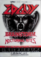 EDGUY - 2004 - Tourplakat - Brainstorm - Nocturnal Rites - Poster - Oberhausen