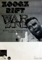 ZOOGZ RIFT - 1990 - Tourplakat - Concert - Warzone - Tourposter