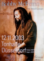 McFERRIN, BOBBY - 2003 - Konzertplakat - Solo Vocal - Tourposter - Dsseldorf