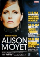 MOYET, ALISON - YAZOO - 2003 - Tourplakat - Concert - Hometime - Tourposter
