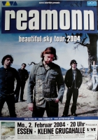 REAMONN - 2004 - Live In Concert - Beautiful Sky Tour - Poster - Essen