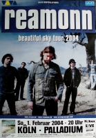 REAMONN - 2004 - Live In Concert - Beautiful Sky Tour - Poster - Kln