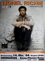RICHIE, LIONEL - COMMODORES - 2004 - Live in Concert - Poster - Oberhausen