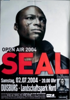 SEAL - 2004 - Live in Concert Concert - Open Air Tour - Poster - Duisburg