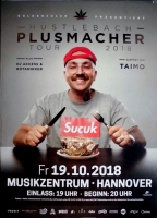 PLUSMACHER - 2018 - Live In Concert - Hustlebach Tour - Poster - Hannover