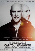 WINGENFELDER - FURY IN THE - 2018 - Plakat - Concert - Poster - Hannover