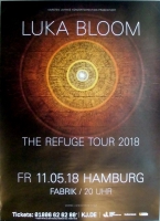 BLOOM, LUKA - 2018 - Plakat - Live In Concert - Refuge Tour - Poster - Hamburg