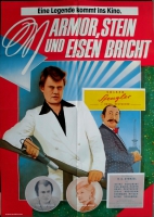 MARMOR STEIN UND EISEN BRICHT - 1981 - Plakat - Drafi Deutscher - Poster