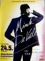 MINK DE VILLE - 1986 - Konzertplakat - Each Words... - Tourposter - Mannheim