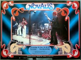 NOVALIS - 1978 - Konzertplakat - Krautrock - Concert - Tourposter - Darmstadt