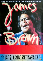 BROWN, JAMES - 1993 - Konzertplakat - Godfather of Soul - Poster - Essen