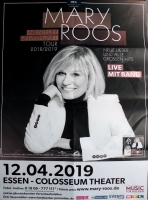 ROOS, MARY - 2019 - In Concert - Abenteuer Unvernunft Tour - Poster - Essen