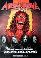 AIRBOURNE - 2016 - Plakat - Breakin Outta Hell - Poster