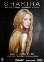 SHAKIRA - 2018 - Live In Concert - El Dorado World Tour - Poster - Hamburg