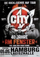 CITY - 2017 - In Concert - 40 Jahre am Fenster Tour - Poster - Hamburg