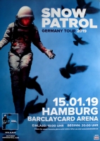 SNOW PATROL - 2019 - Plakat - In Concert - Germany Tour - Poster - Hamburg